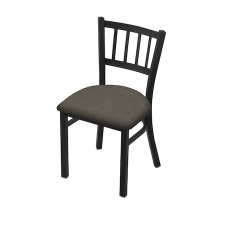 Holland Bar Stool Co 610 Contessa 18" Chair with Black Wrinkle Finish and Graph Chalice Seat 61018BW019